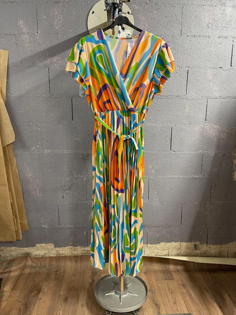 Melissa Print- Curve dress