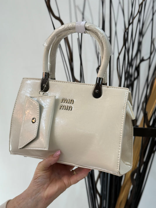 MIN-MIN- VEGAN LEATHER WALLET H/BAG