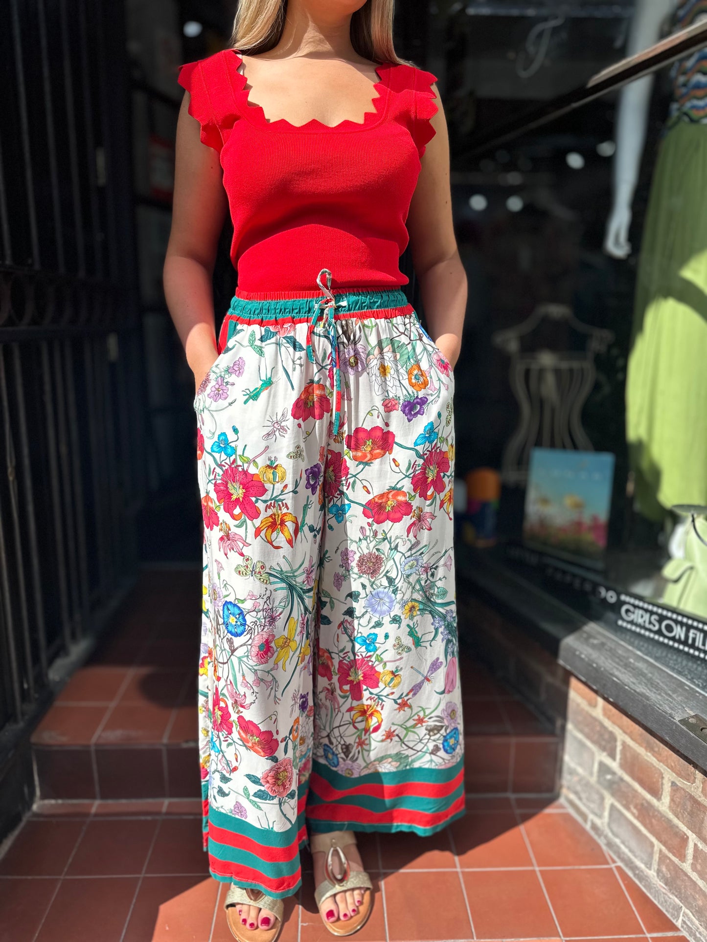 TAMMY- PRINTED TROUSER