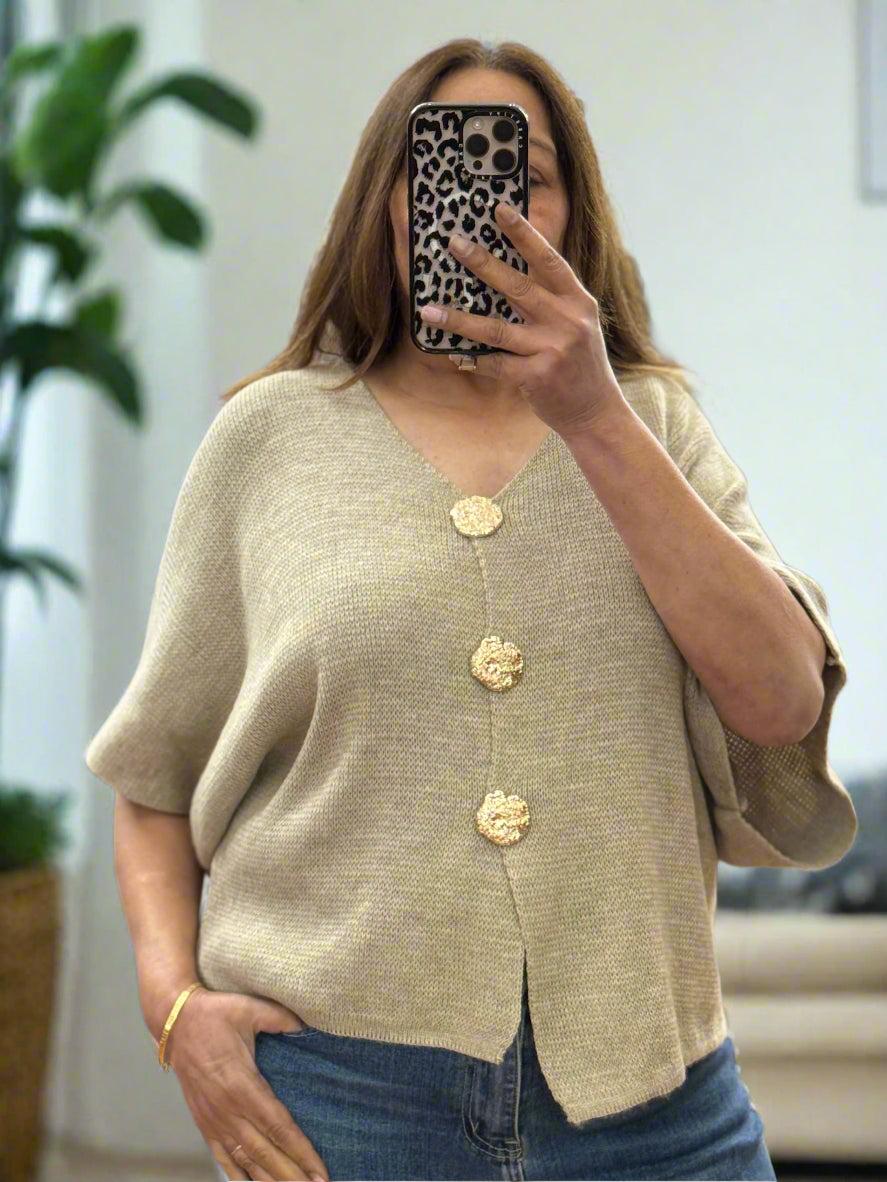 NEEVE- ASSYMETRIC SHRUG -0/SIZED
