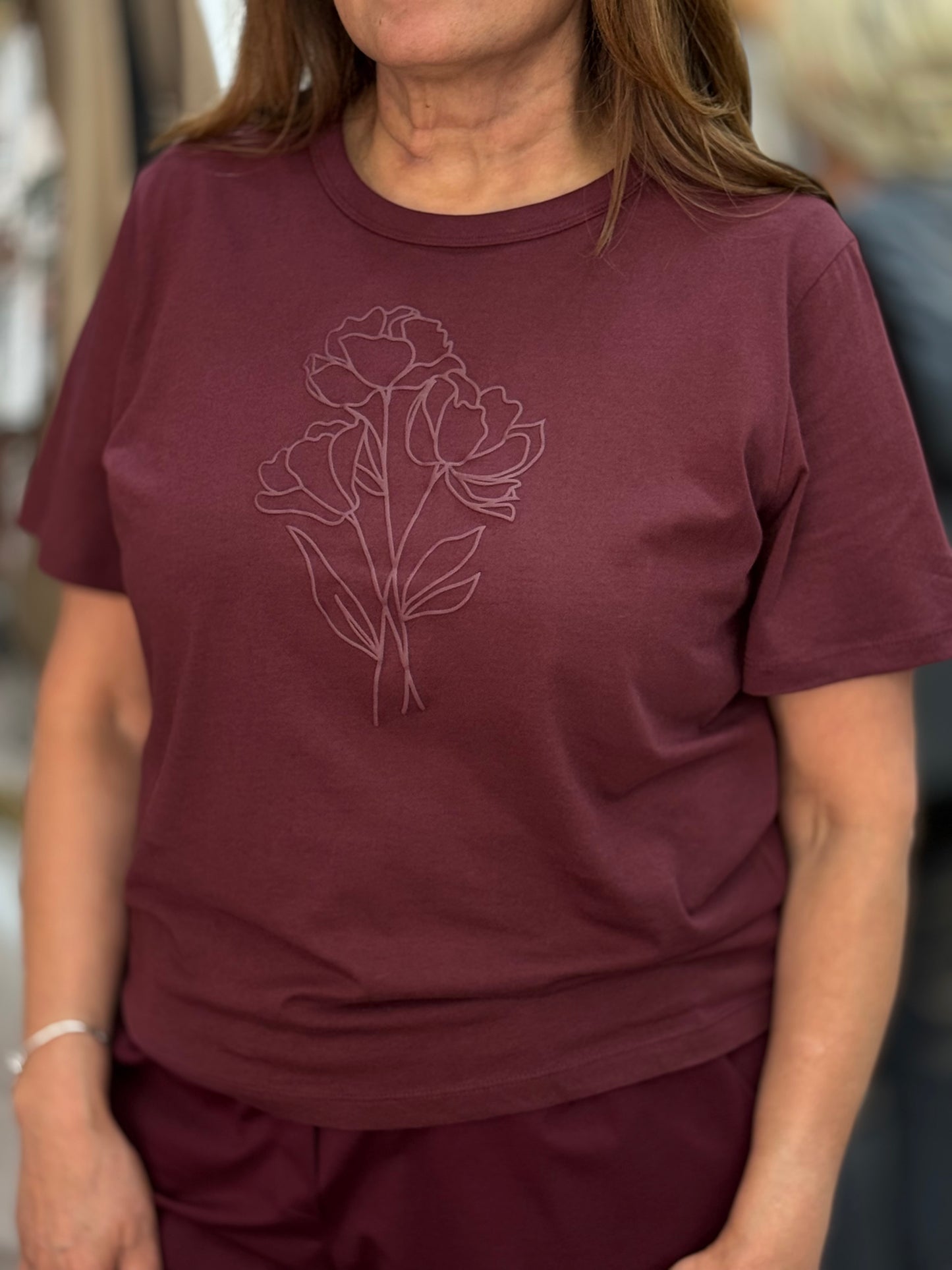 FRANSA-JOSIRA MOTIF TEE