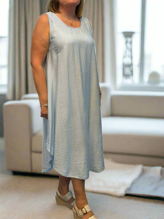BETHAN - SILKY ALINE S/L DRESS