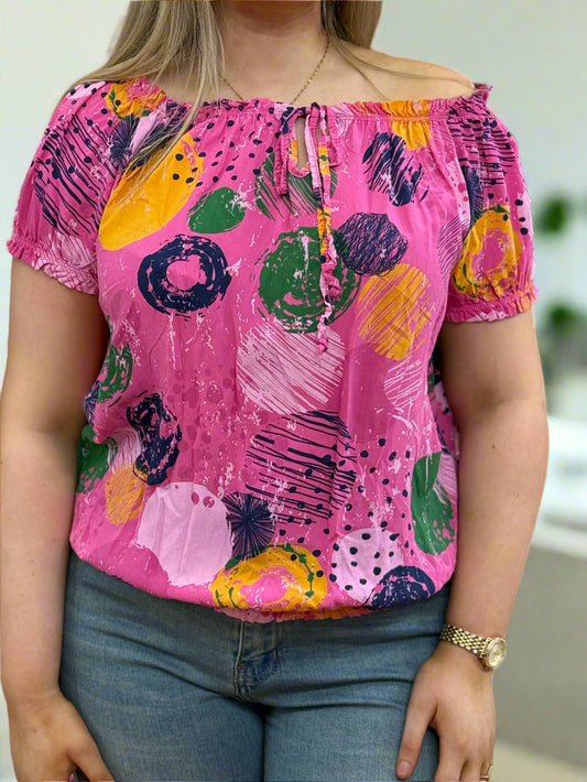 DALIAH - BARDOT GYPSY TOP-SPECIAL OFFER/STAR BUY