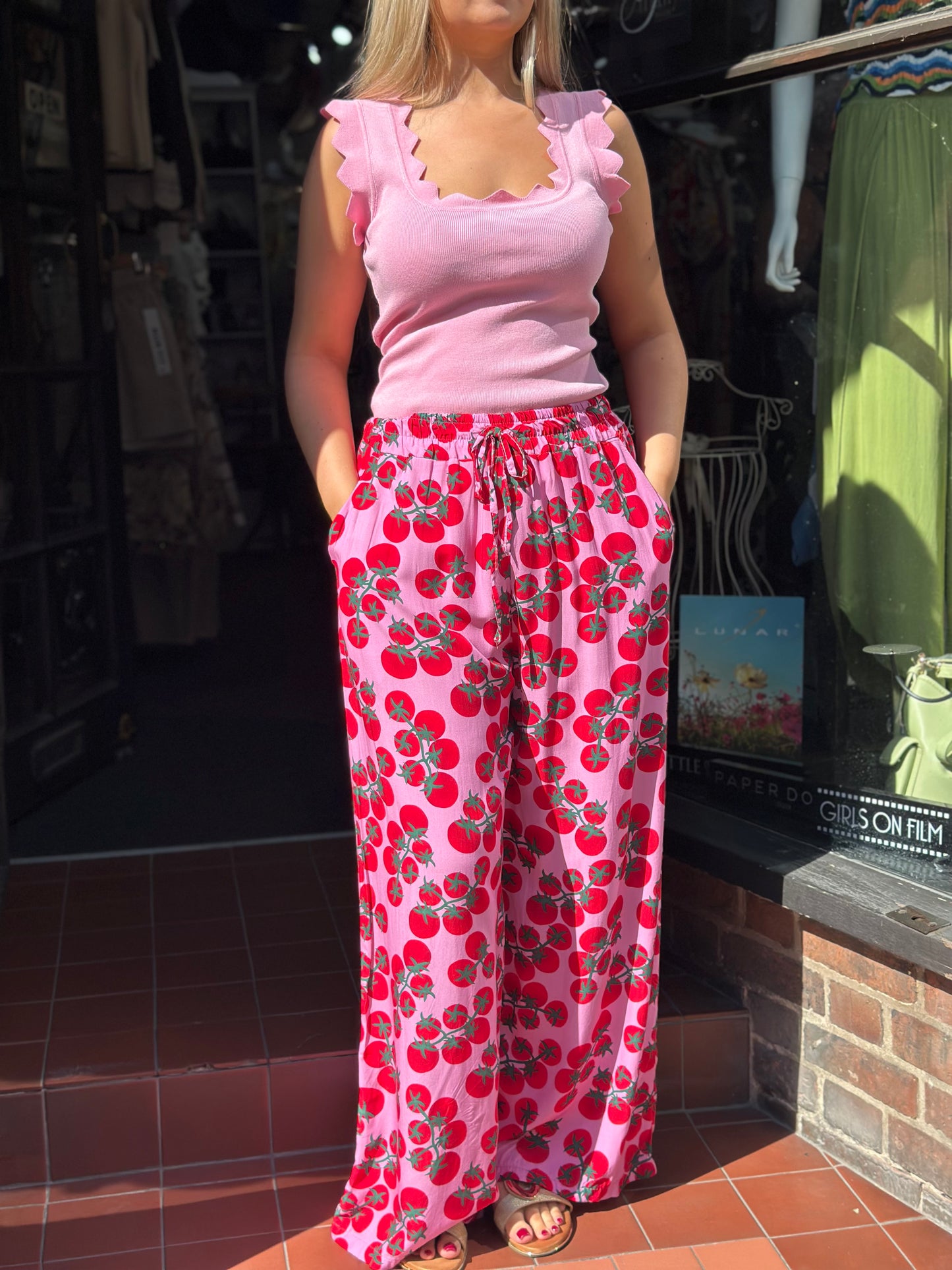 TAMMY- PRINTED TROUSER