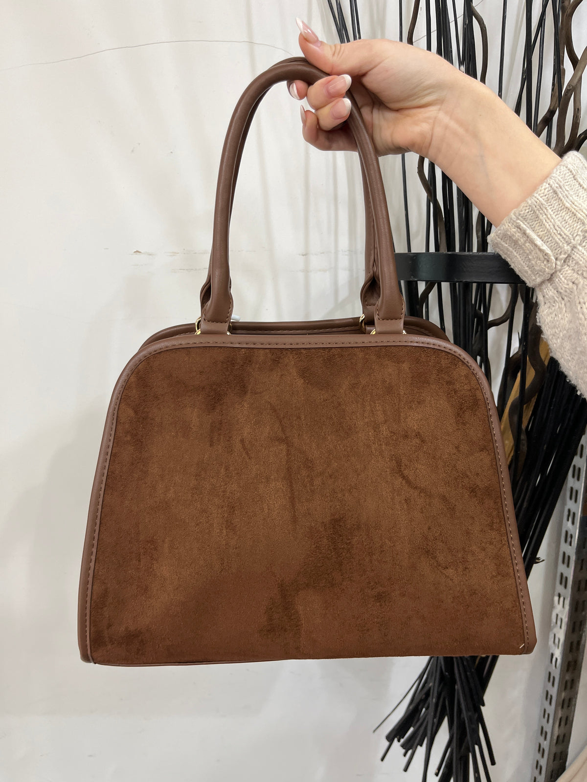 DARCY-SUEDETTE LATTICE H/BAG-2609