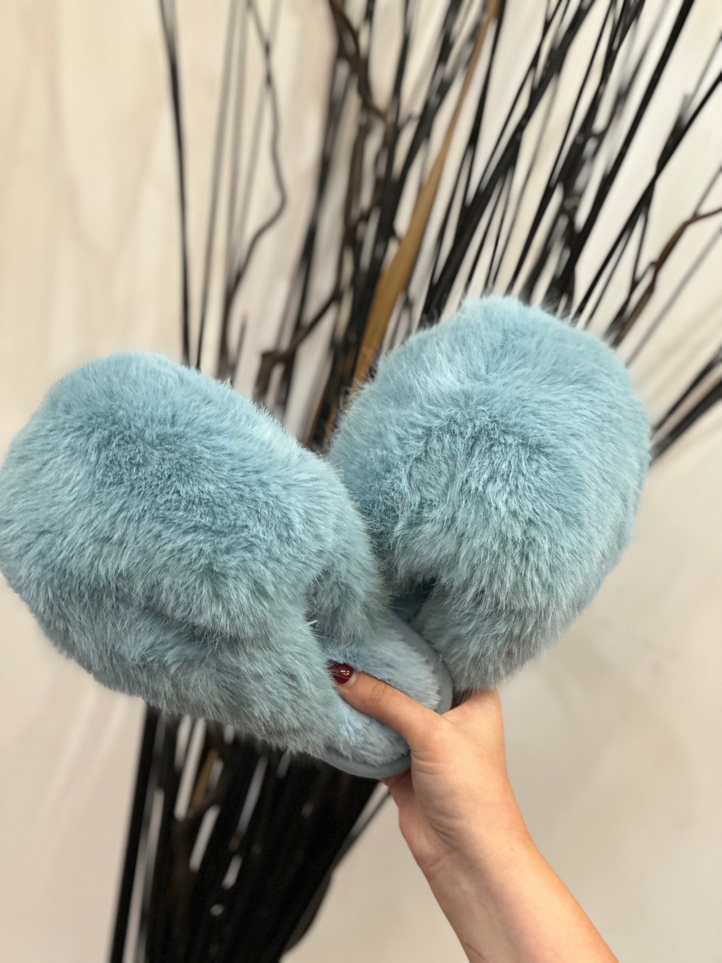 FLUFFY -F/FUR MULE SLIPPER -MIXNMATCH ANY2FOR£25