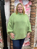 Load image into Gallery viewer, TURTLE NK SUPER SOFT O/S KNIT-
