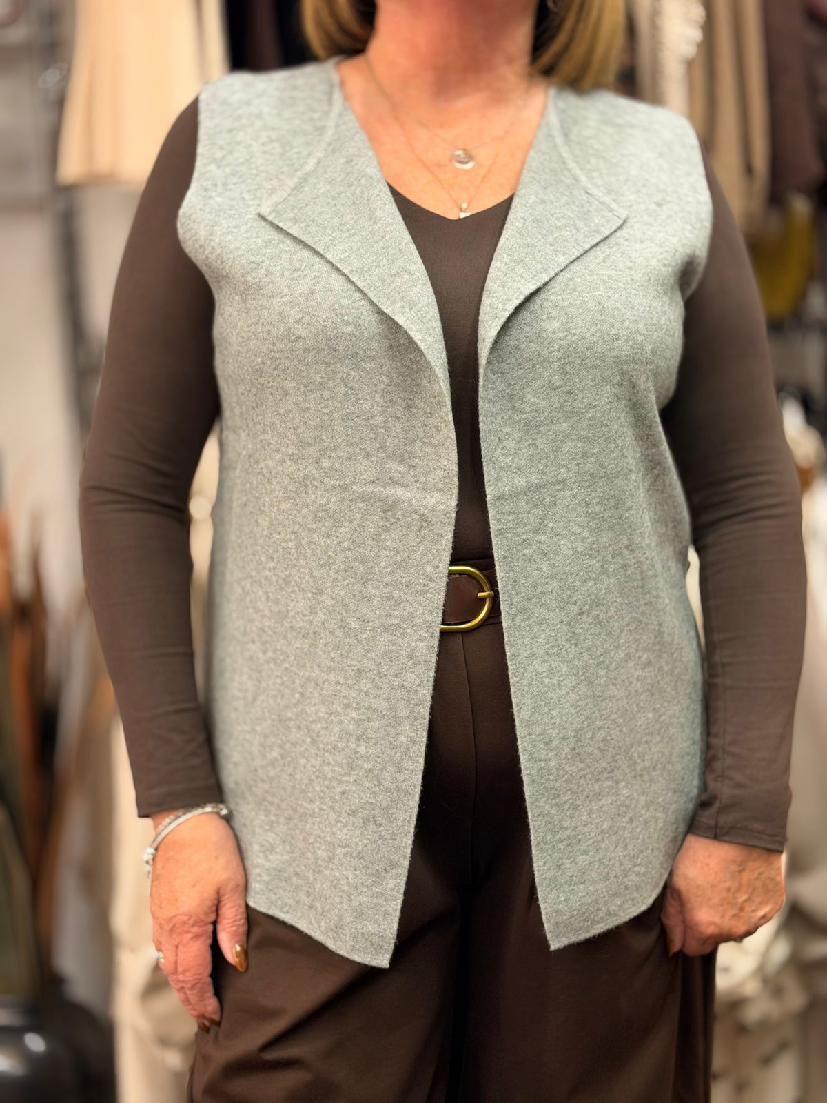 PALMER- WATERFALL KNIT WAISTCOAT