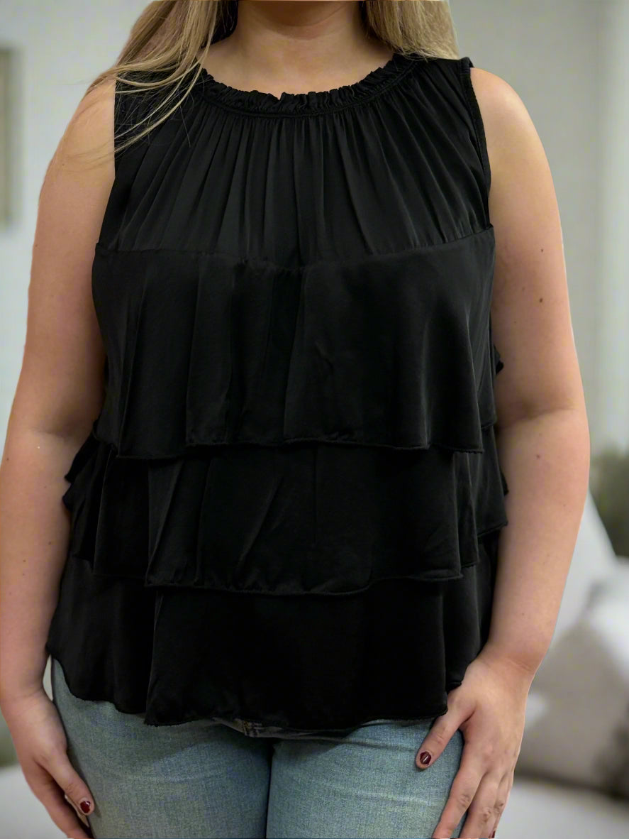 KITTY- SATIN RARA LAYER TOP