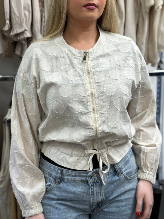 BARI-BLOUSON MAI COTTON SPOT JACKET