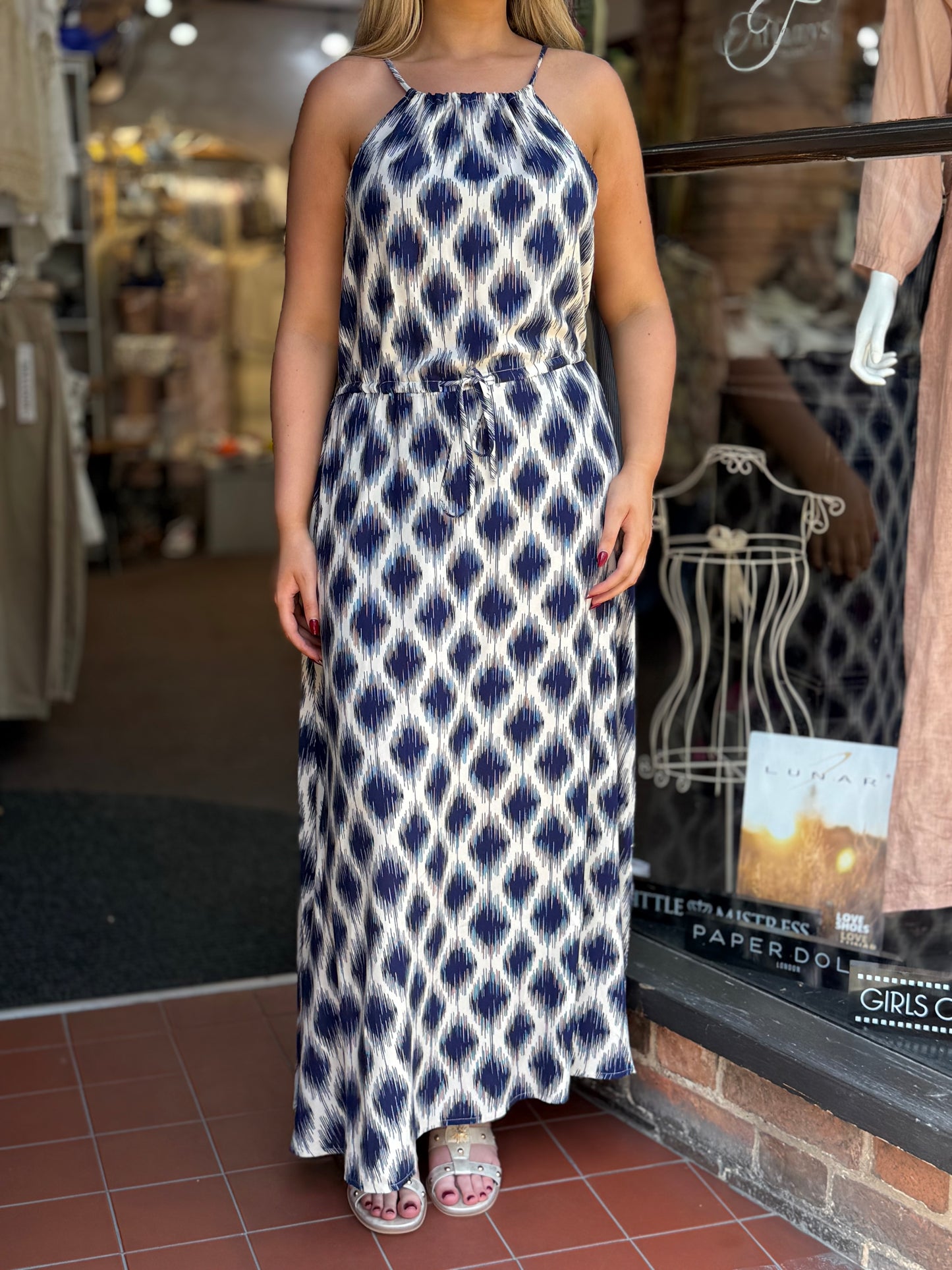 BYOUNG-JOELLA OGEE CUTAWAY MIDAXI DRESS-