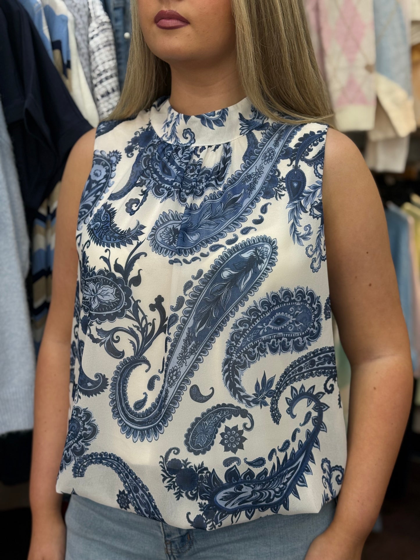 ISLA- S/LESS BUBBLE TOP