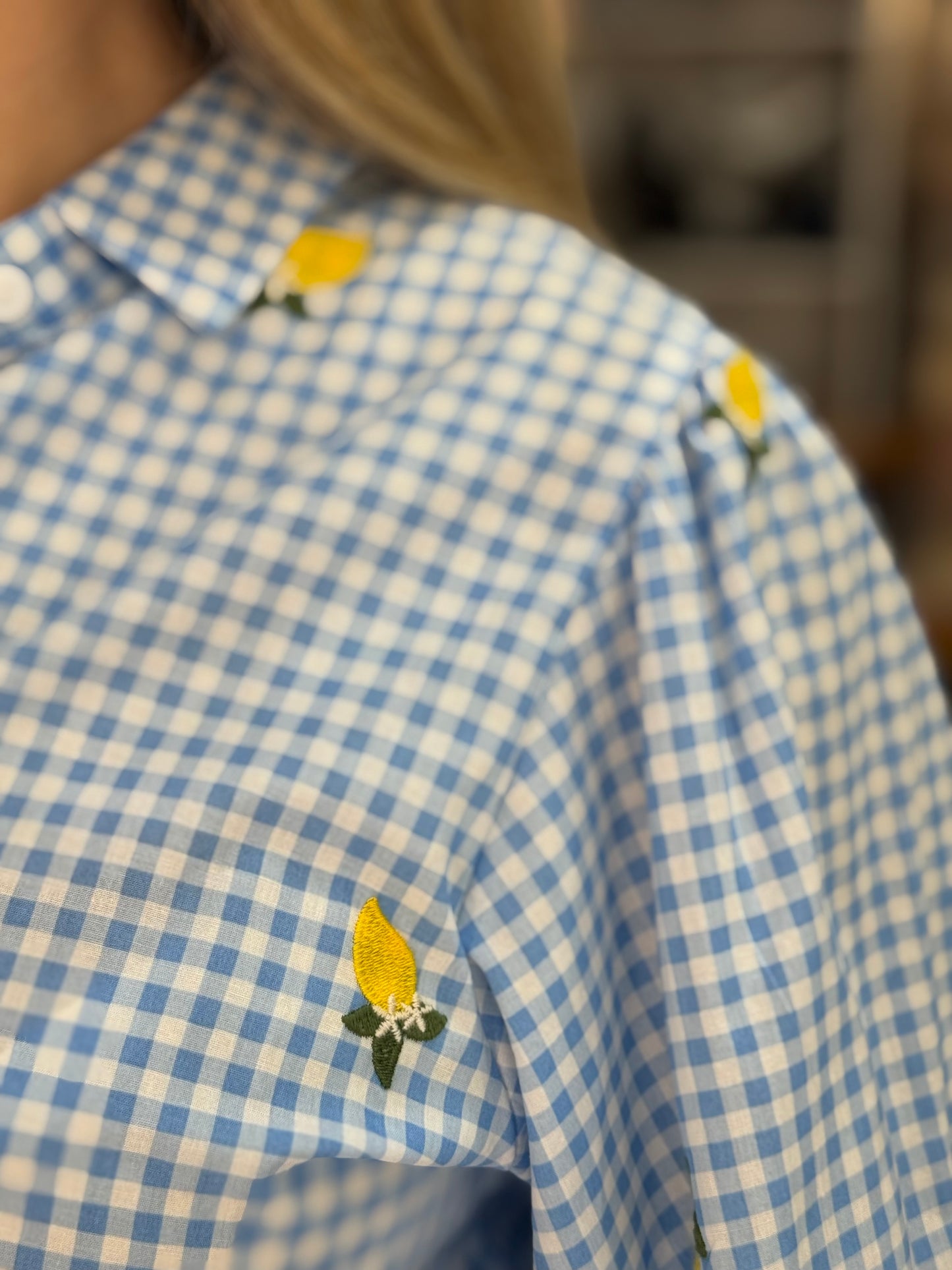 LARA- LEMONS CHECK SHIRT #SpringSale 🌷