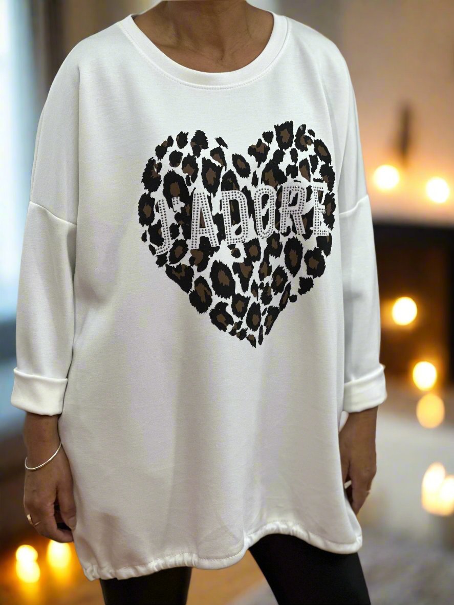 ESSA - AMOUR HEART SCUBA SWEATSHIRT