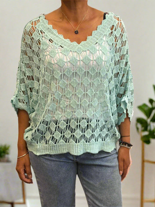 ROMA -DINA DOUBLE V CROCHET TOP