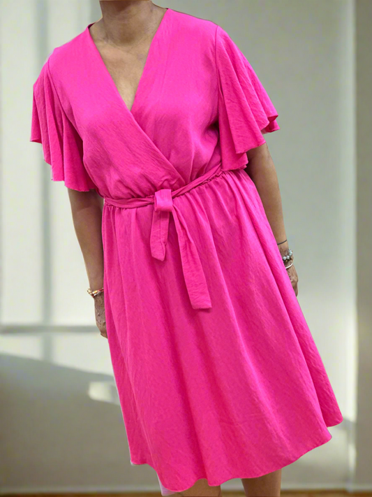 SADIE FAN SLEEVE DRESS - #SALE