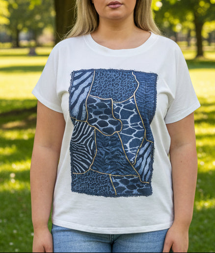 KENYA-SAFARI PRINT TEE -