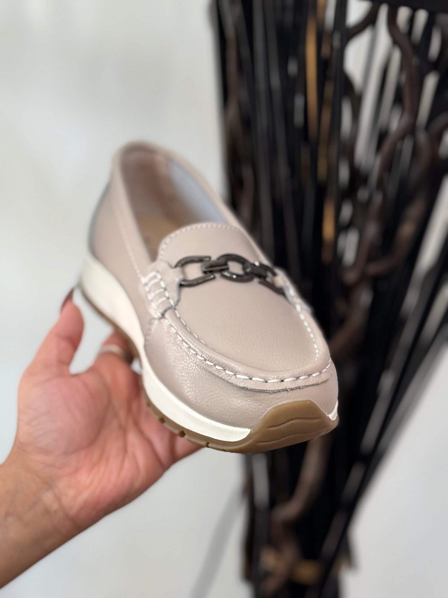 IPANEMA-LEATHER WEDGE LOAFER