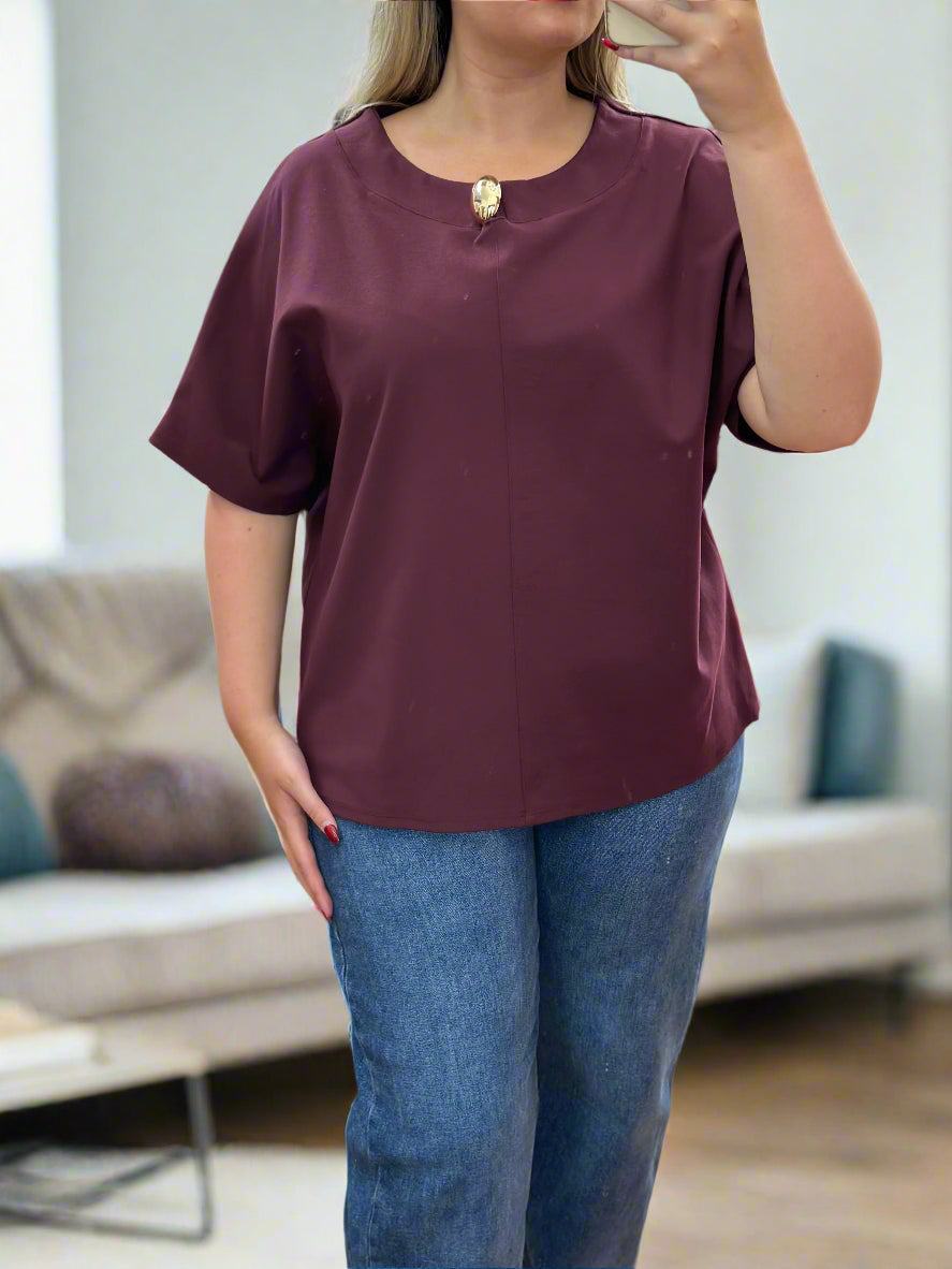 NOLA - SCUBA SWEAT GOLD BUTTON-#NOVEMBERBF