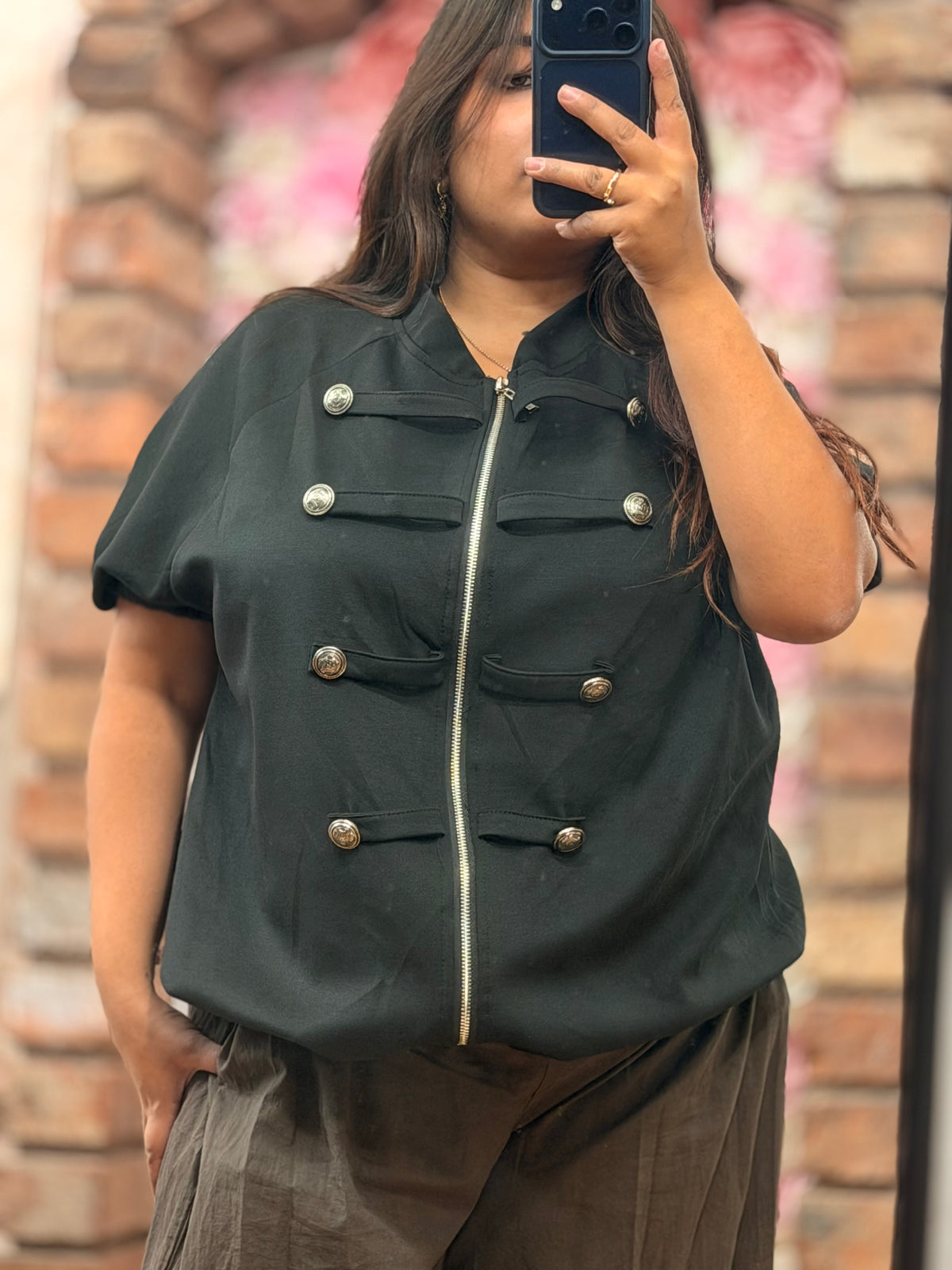 CLEO- OVERSIZED MILITARY SCUBA SWEAT JACKET