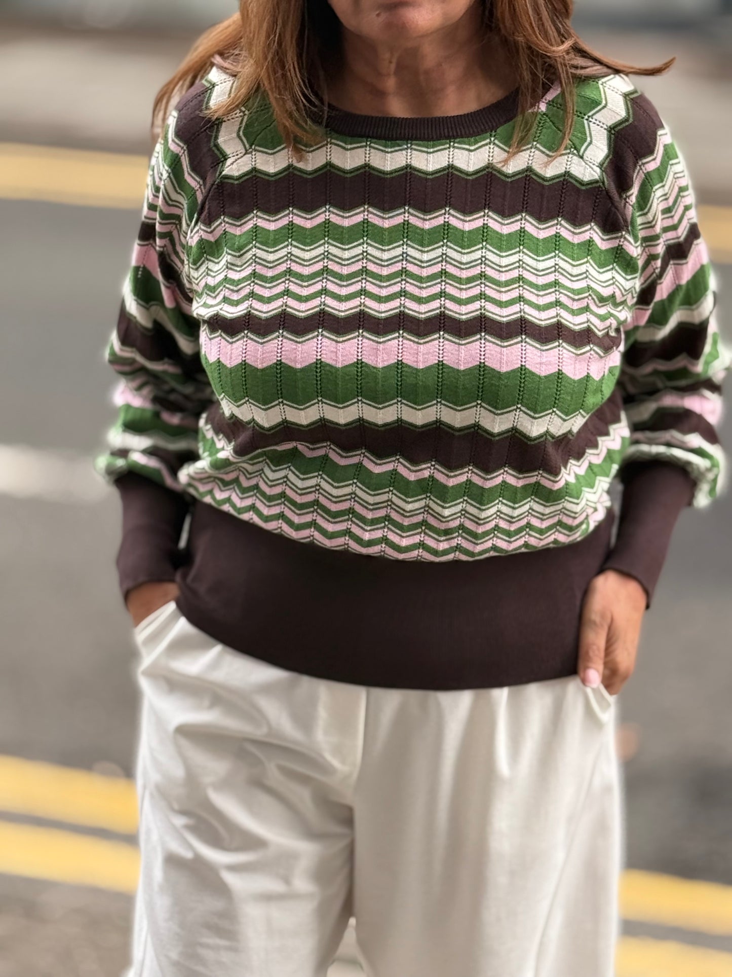 BYOUNG-MORLA MULYI STRIPE JUMPER