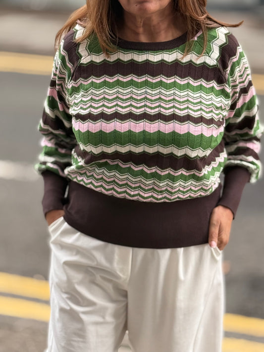 BYOUNG-MORLA MULYI STRIPE JUMPER