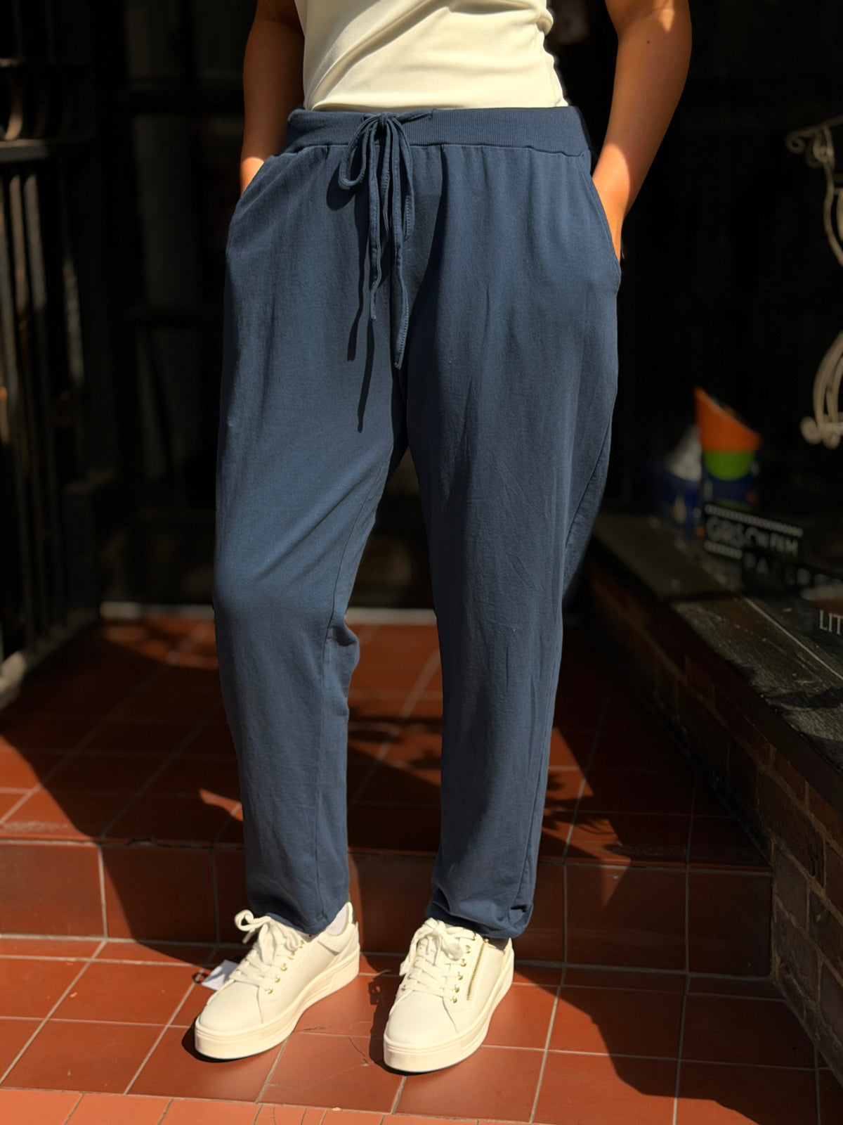 RUBIE- MWBasic D/STRING JERSEY JOGGER