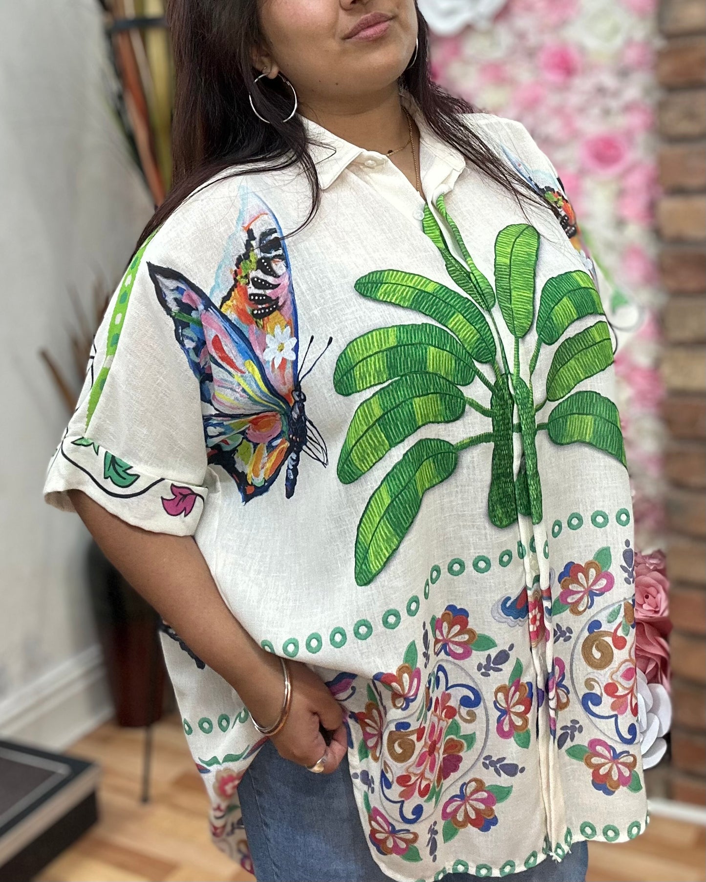 TROPICS PRINT SHIRT