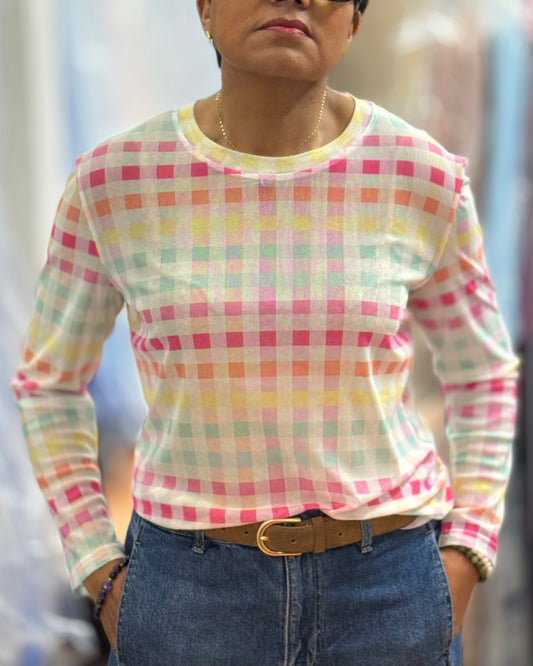 DEMI- PRINTED MESH TOP
