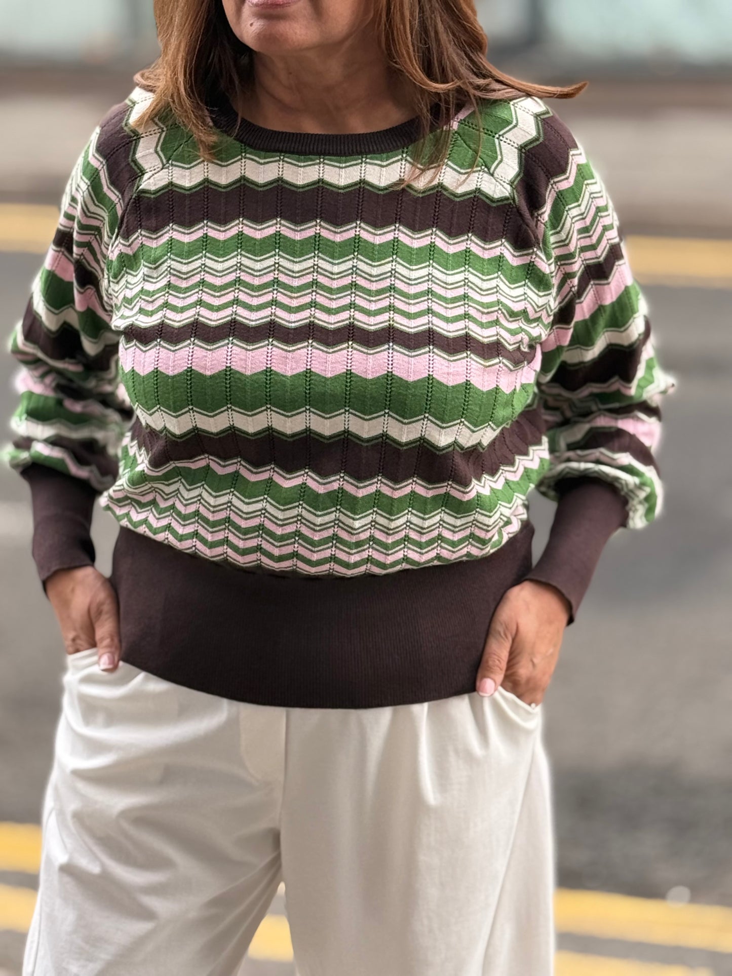BYOUNG-MORLA MULYI STRIPE JUMPER