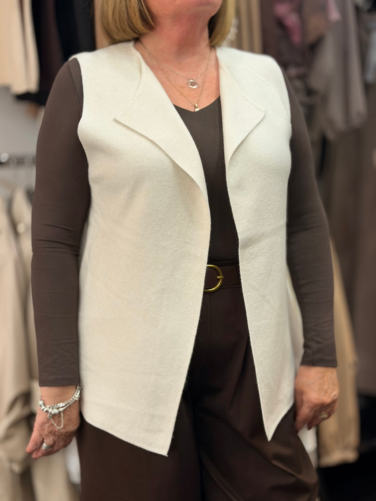 PALMER- WATERFALL KNIT WAISTCOAT