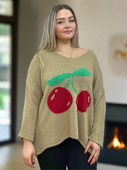 CHERRY COLLECTION - CHERRY CHERRY KNIT-BLACK FRIDAY