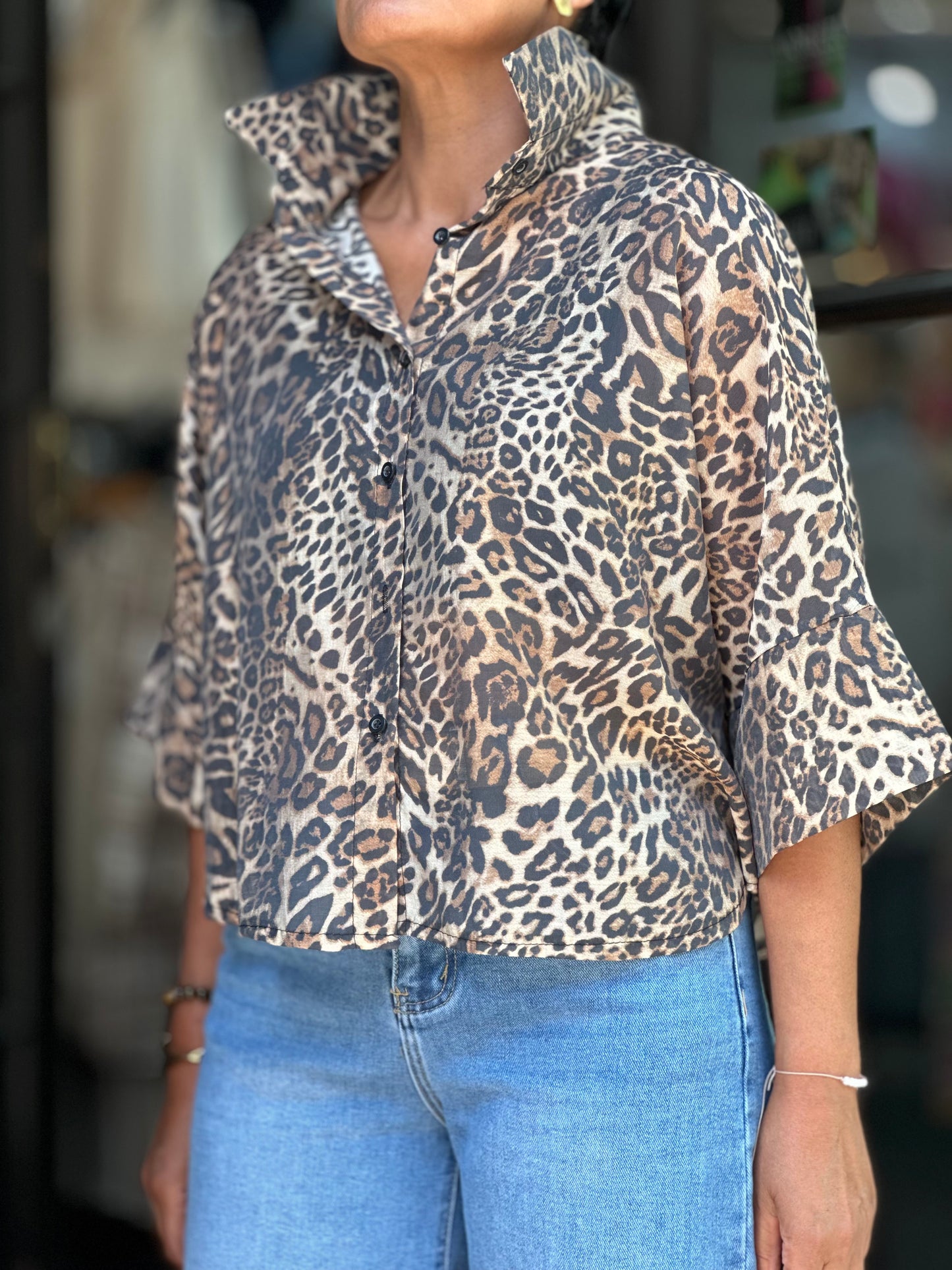 HEIDI- TENCEL ANIMAL SHIRT