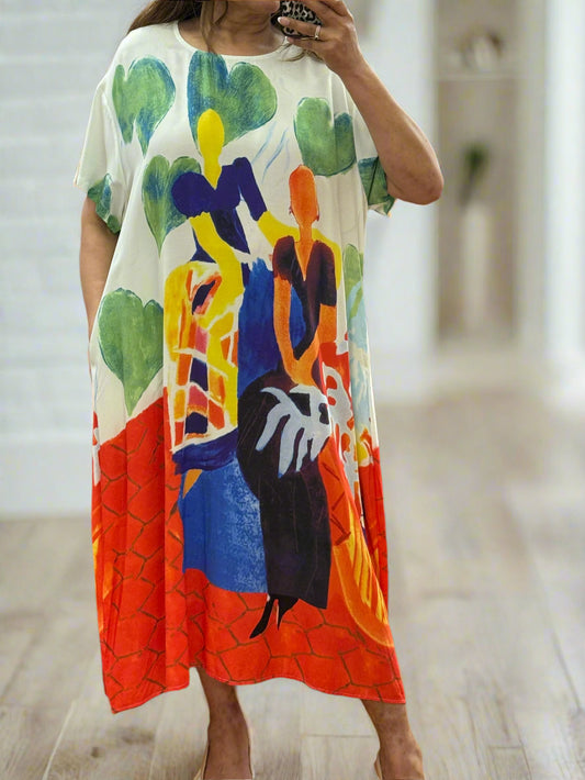 TESS- FLY OUT BRIGHTS DRESS -#LAST 1 LEFT