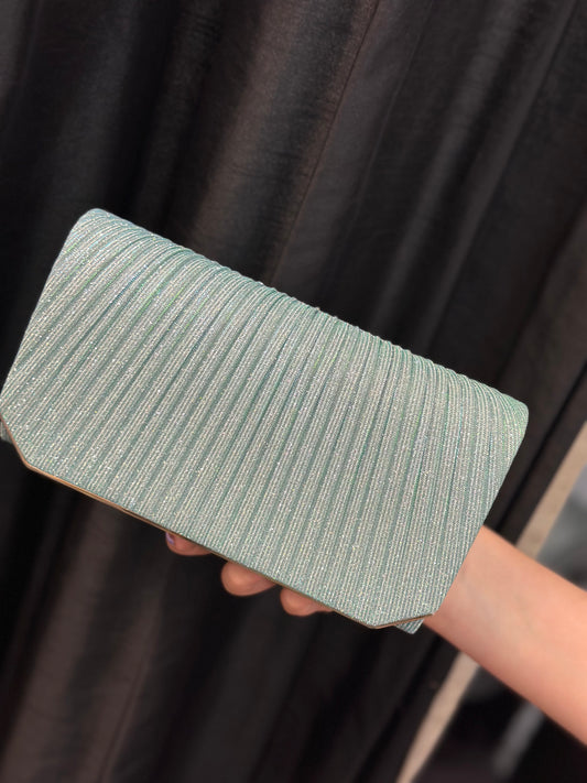 SHIMMER SPARKLE CLUTCH BAG-PAP24S15