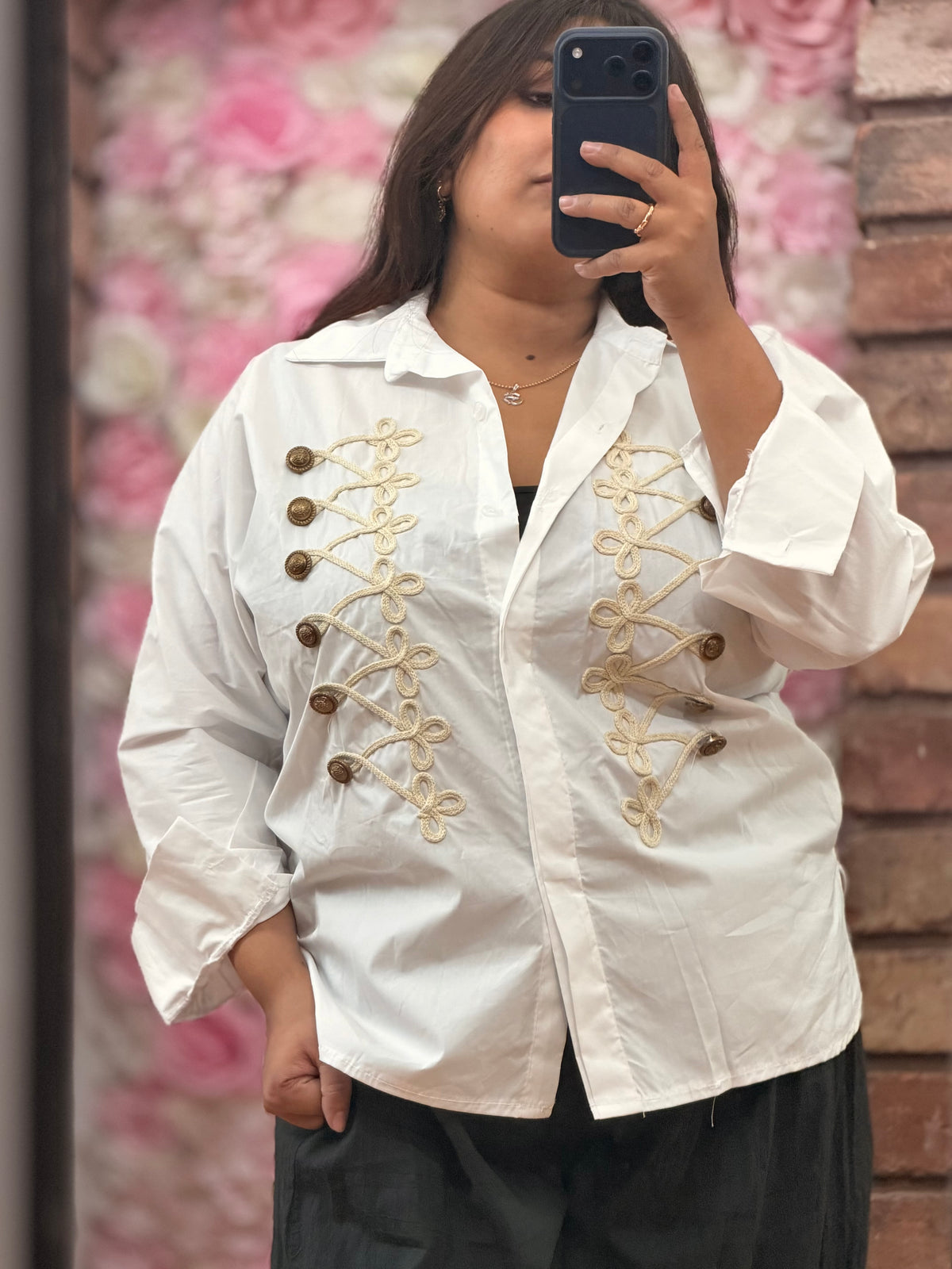DAKOTA- MILITARY BRAID SHIRT-fits 10-16/18