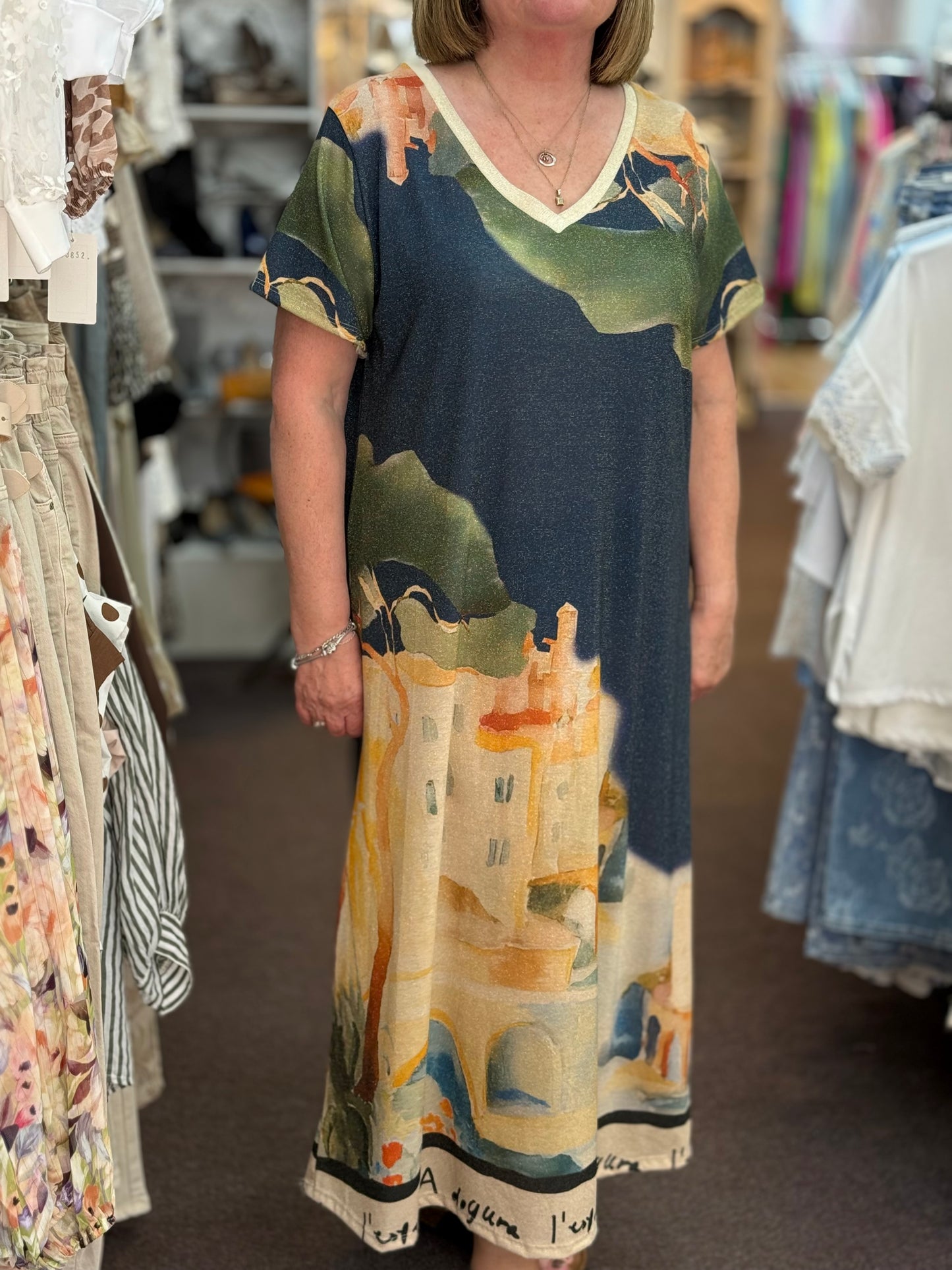 PALOMA-KENZY SHIMMER DRESS #SunshineSALE