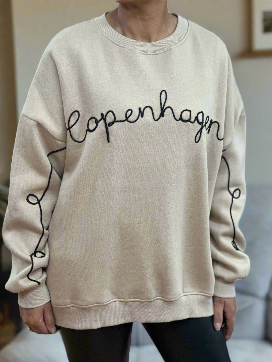 THE COPENHAGEN SWEATSHIRT-STONE