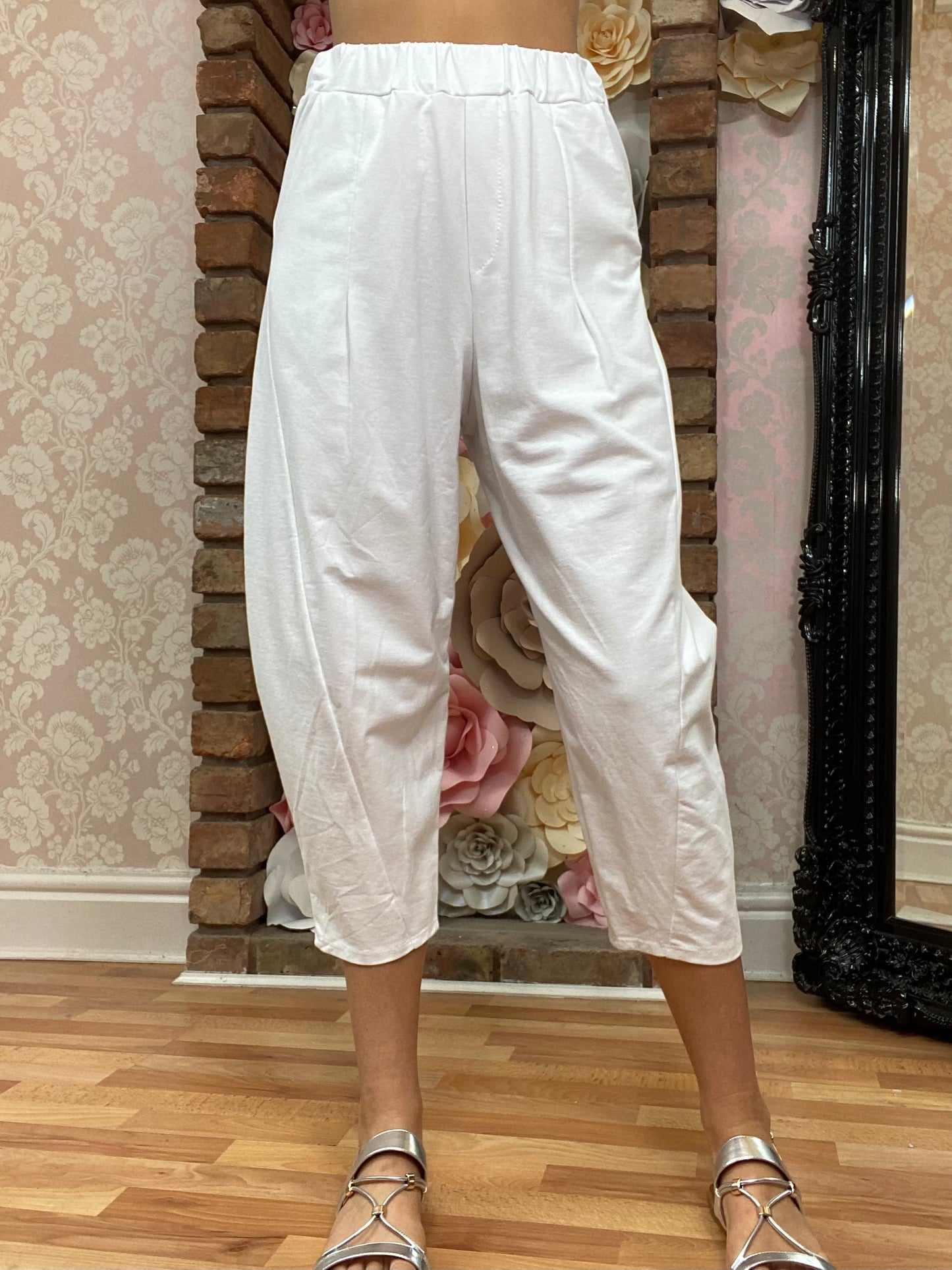 ELASTICATED WAIST POCKETED PANTALOON TROUSER- ALL COLORS