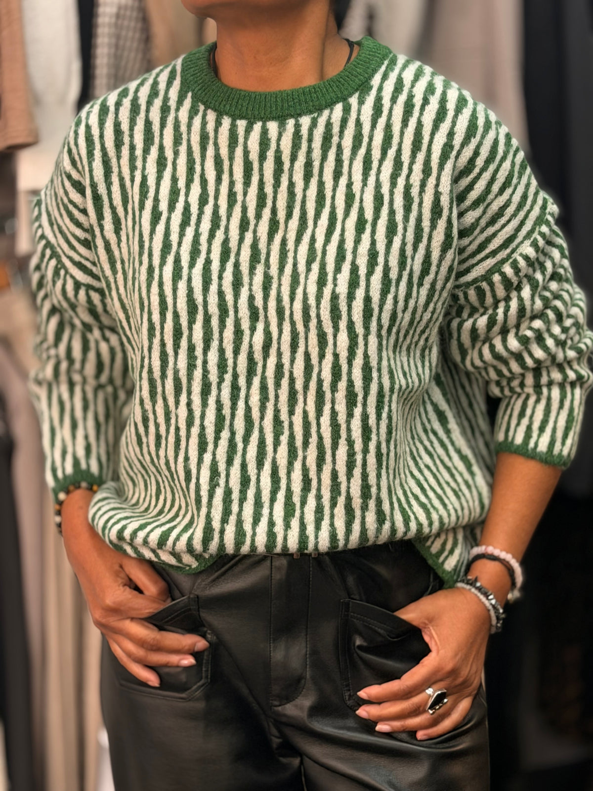 BYOUNG-OJULA STRIPE JUMPER
