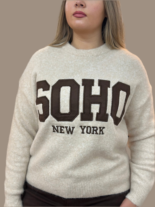SOHO -NEW YORK LOGO JUMPER