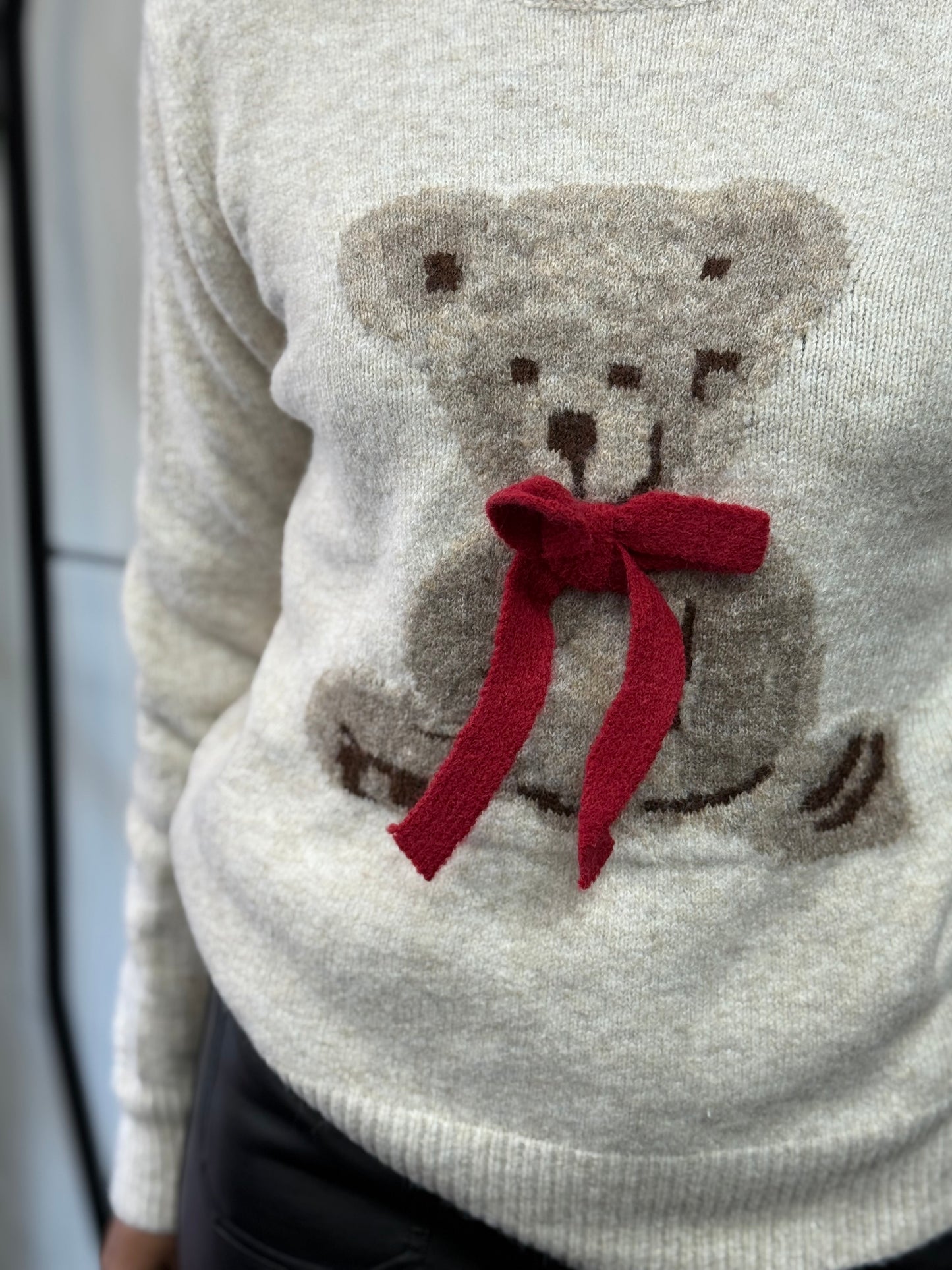 MAI TEDDY KNIT JUMPER--🖤 BLACKFRIDAYWKEND-AUTO 10%OFF@CHECKOUT