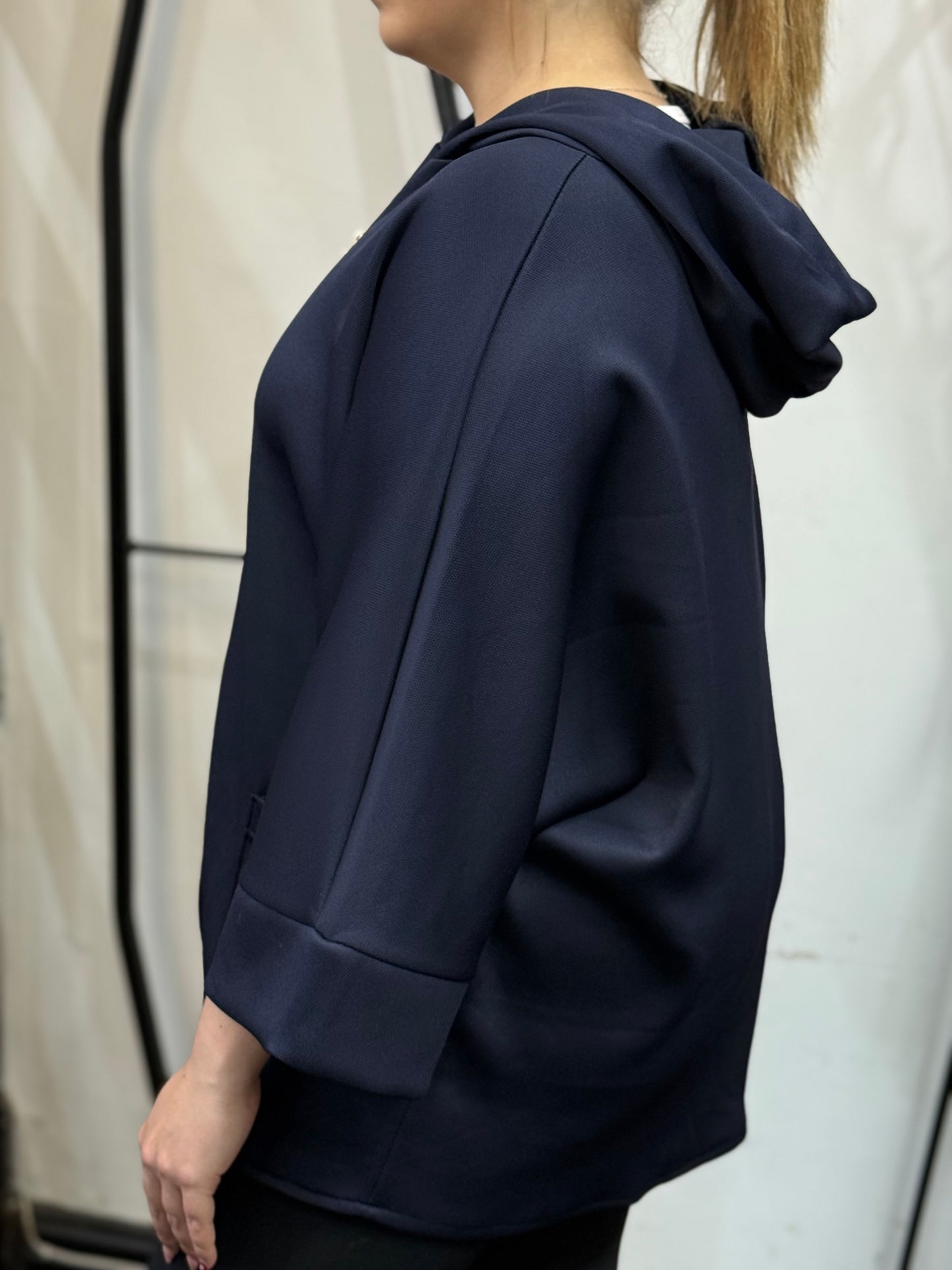 CARY- GOLD ZIP HOODY JACKET