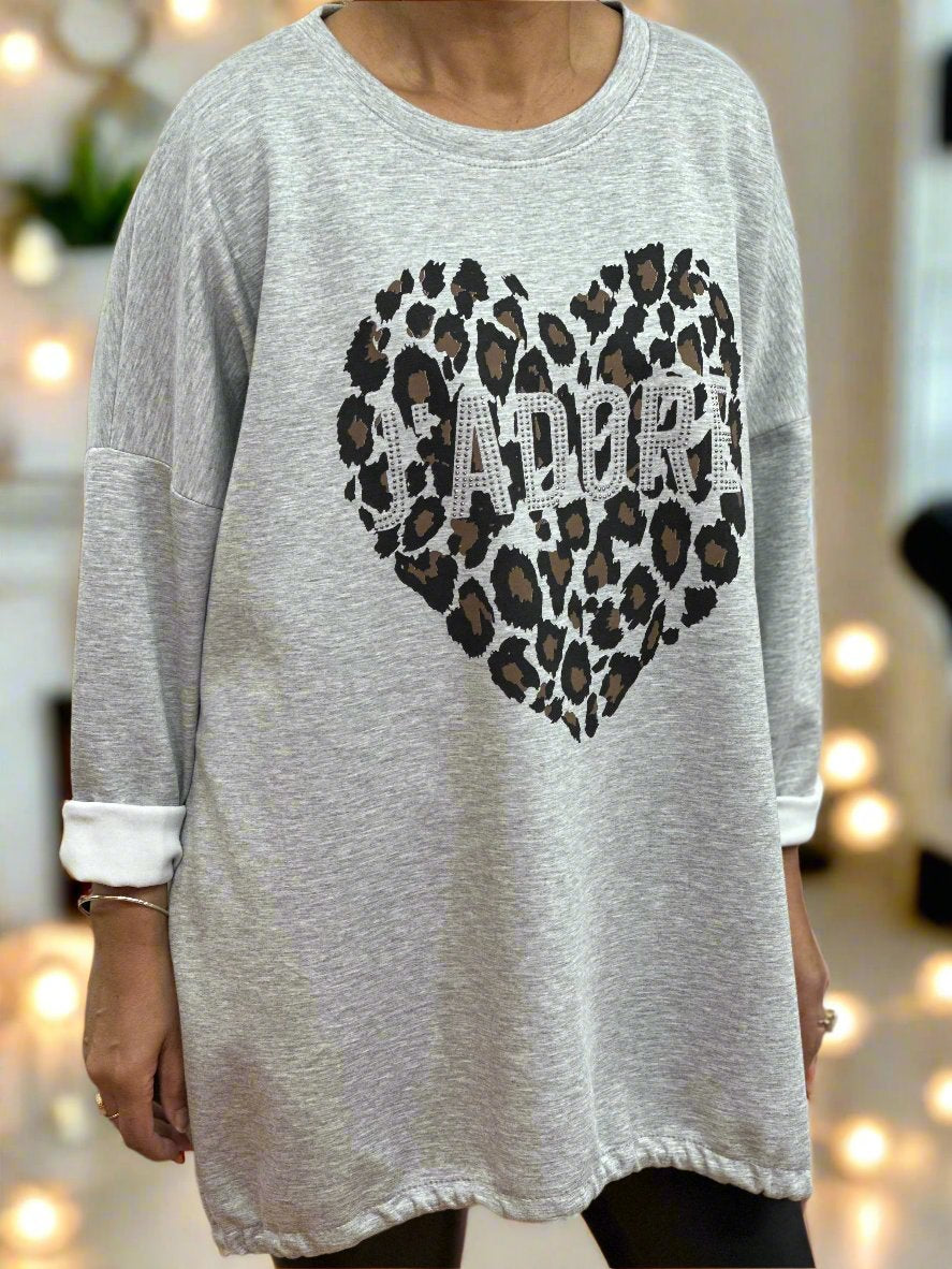 ESSA - AMOUR HEART SCUBA SWEATSHIRT