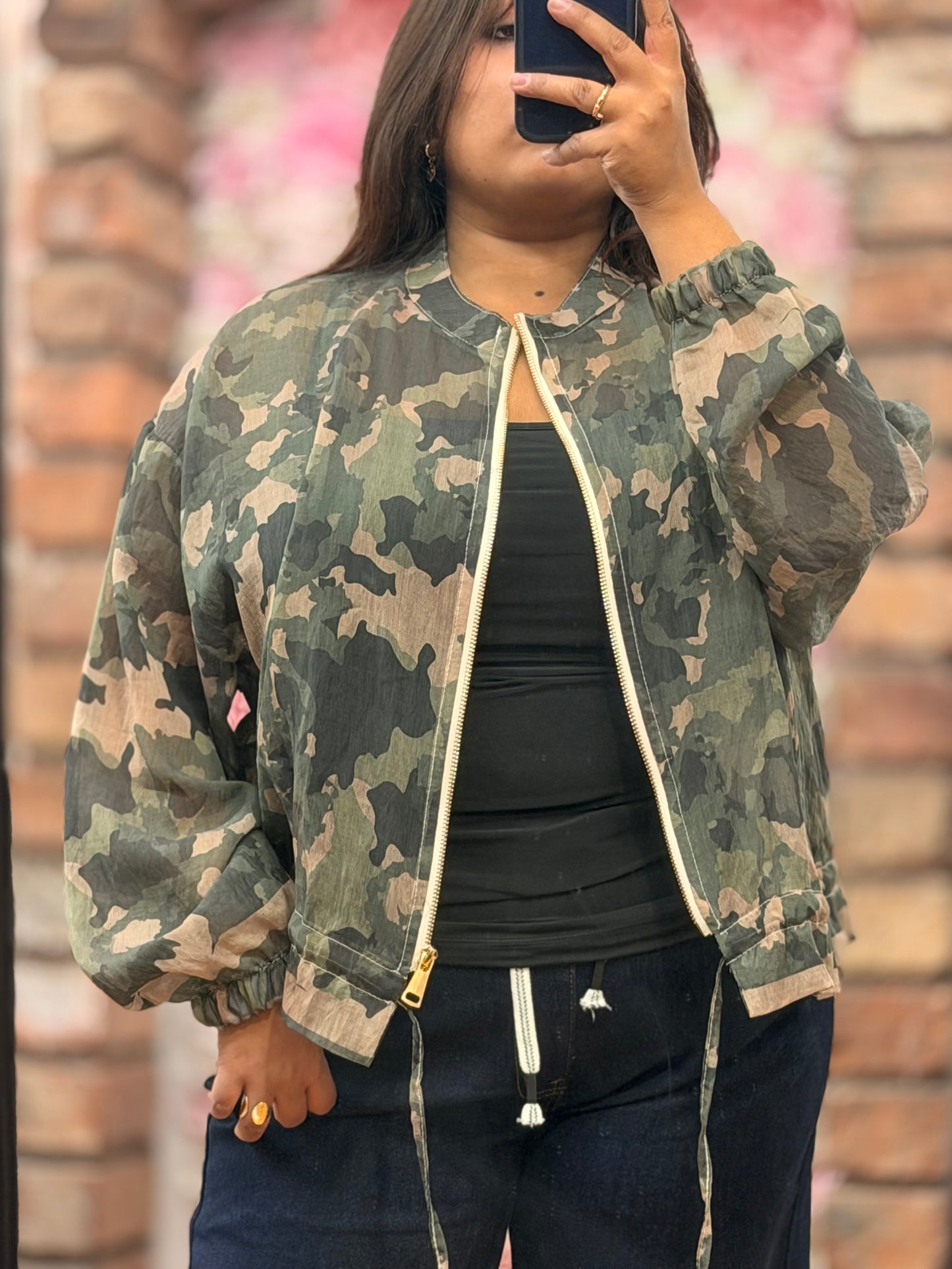 BARI-AVERY BLOUSON CAMO JACKET