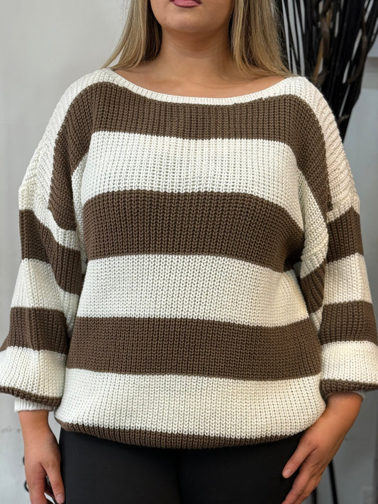 EIRA- STRIPEY O/S JUMPER