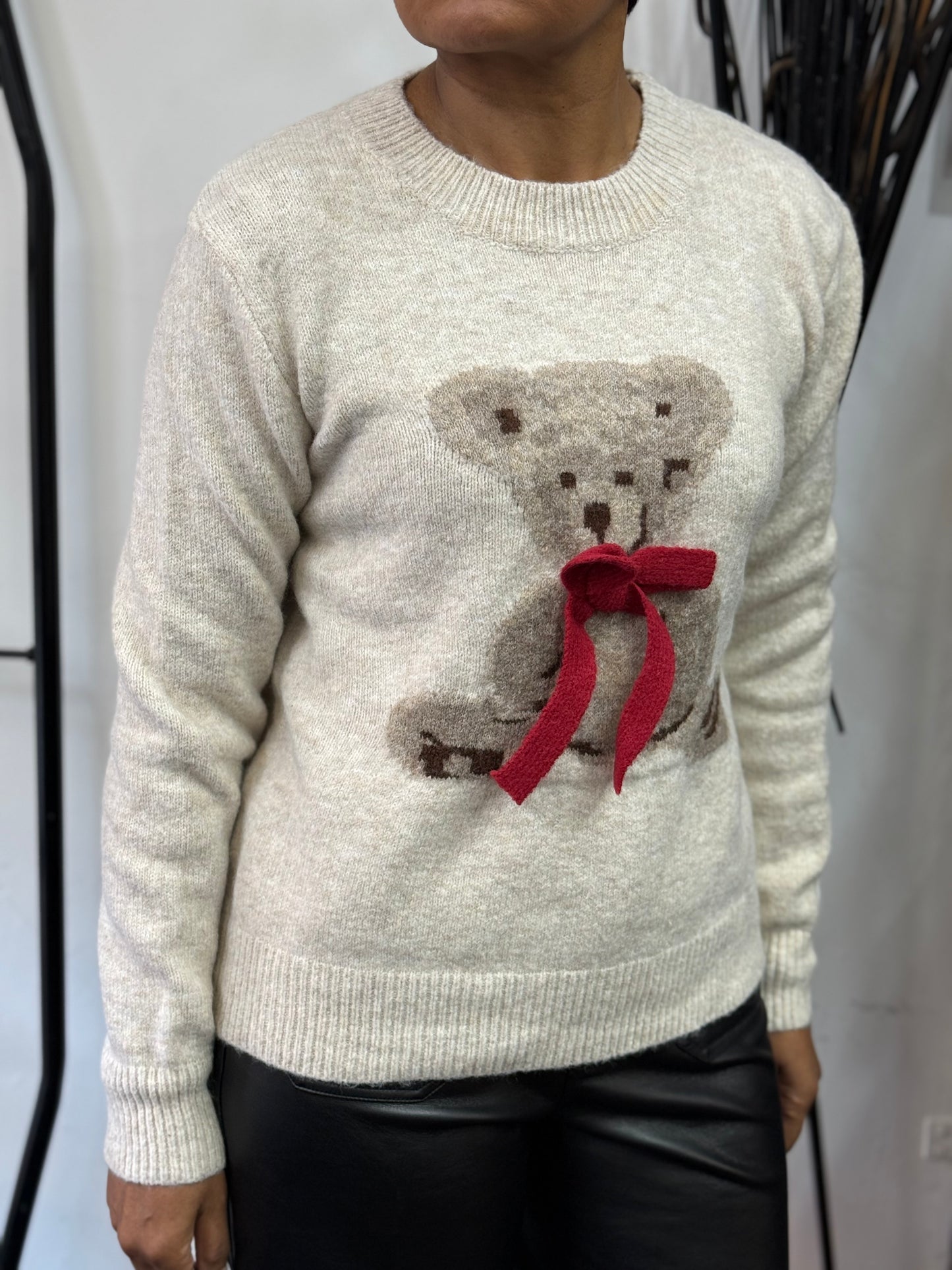 MAI TEDDY KNIT JUMPER--🖤 BLACKFRIDAYWKEND-AUTO 10%OFF@CHECKOUT