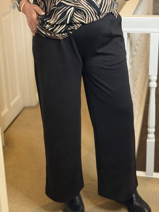 BYOUNG-RIZETTA W/LEG CROP PANTS -#NOVEMBER BF10%