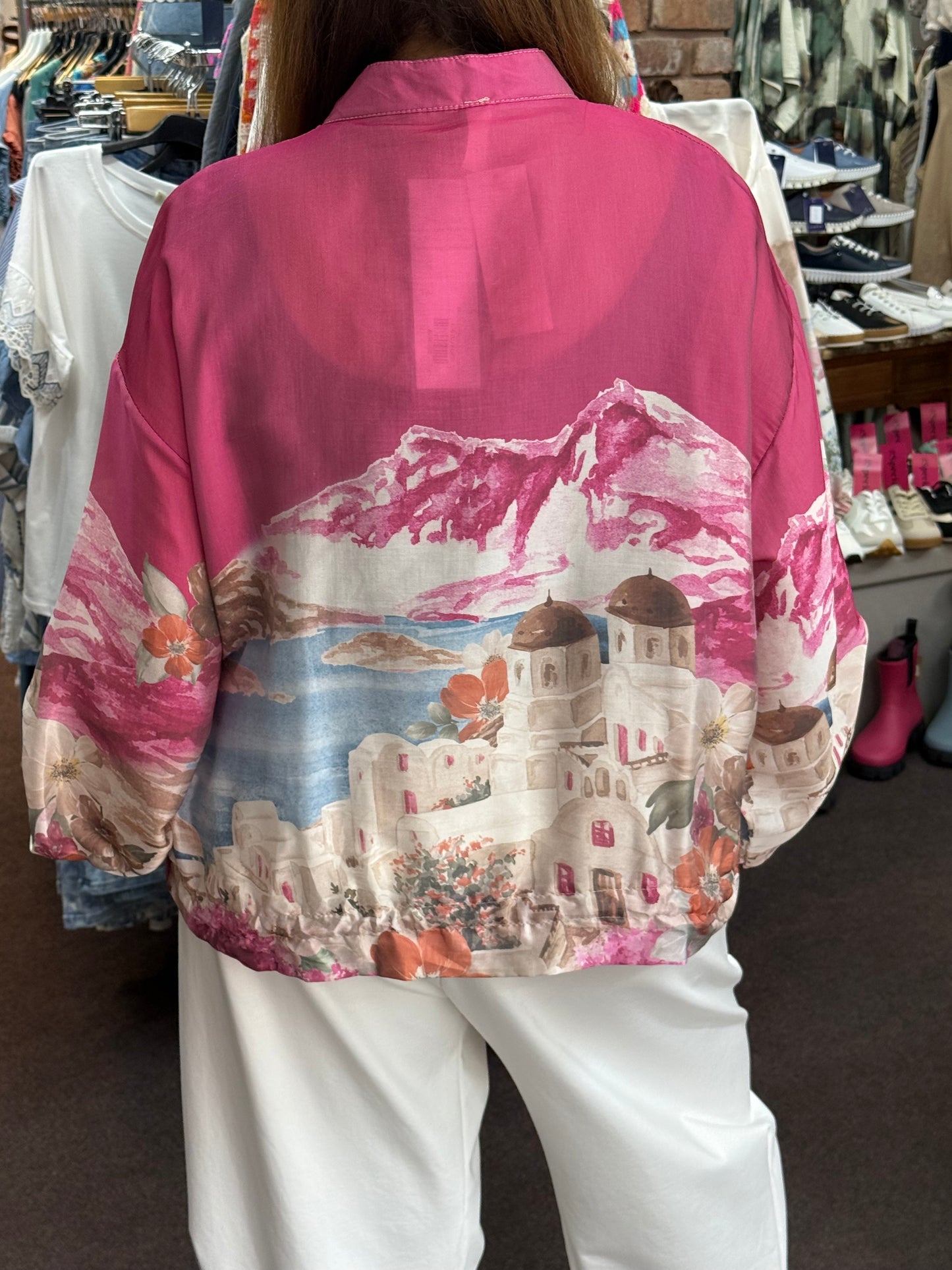 BARI-POSITANO SILKY BLOUSON JKT
