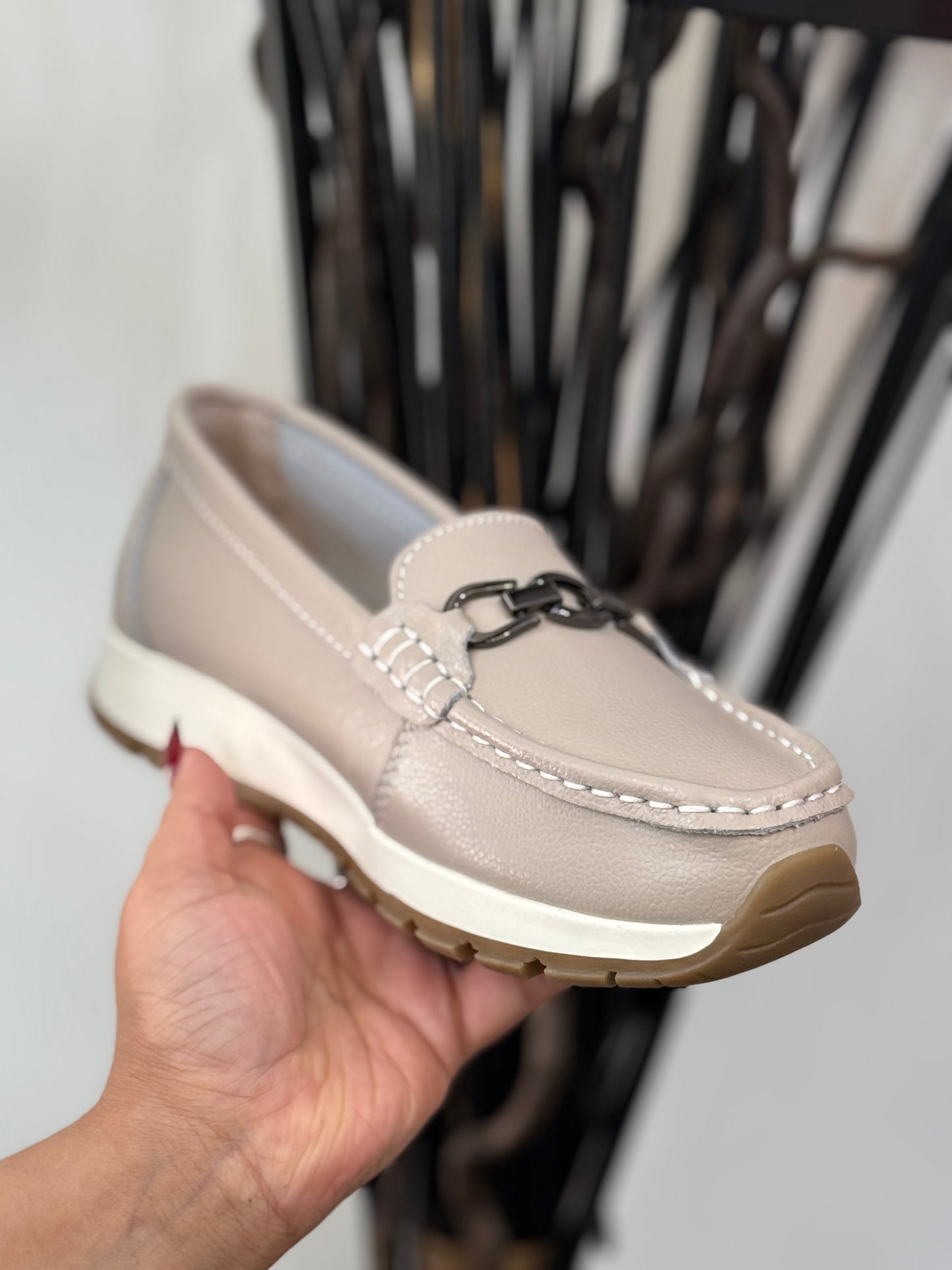 IPANEMA-LEATHER WEDGE LOAFER